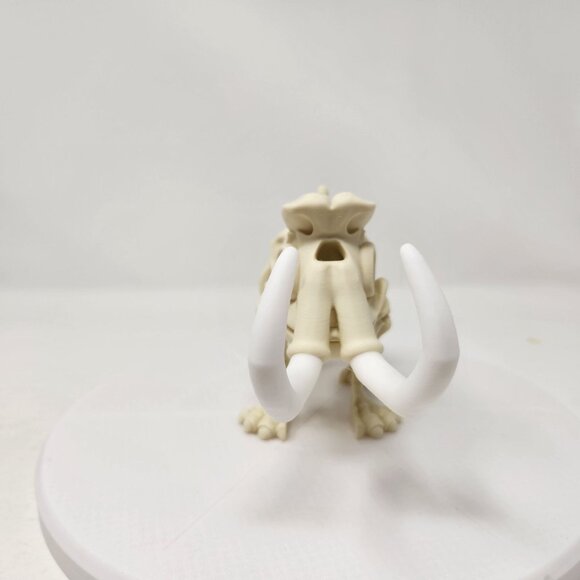 3D Printed Flexi Factory Articulated Mammoth Dinosaur Skeleton 7" x 4" - Picture 2 of 7